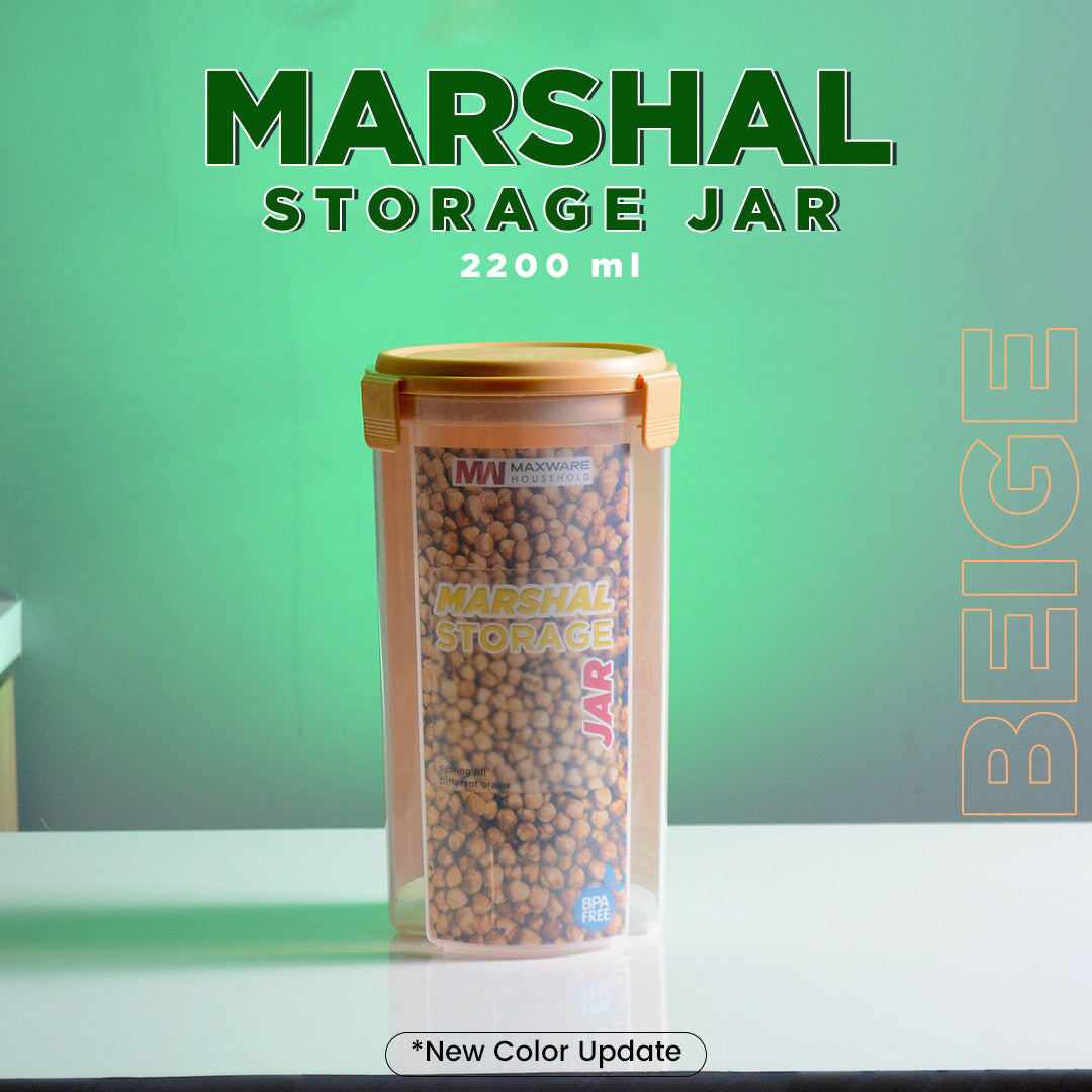 HandCare Airtight 3-Partition Storage Jar – Multi-Purpose Cereal, Spice & Dry Fruit Container