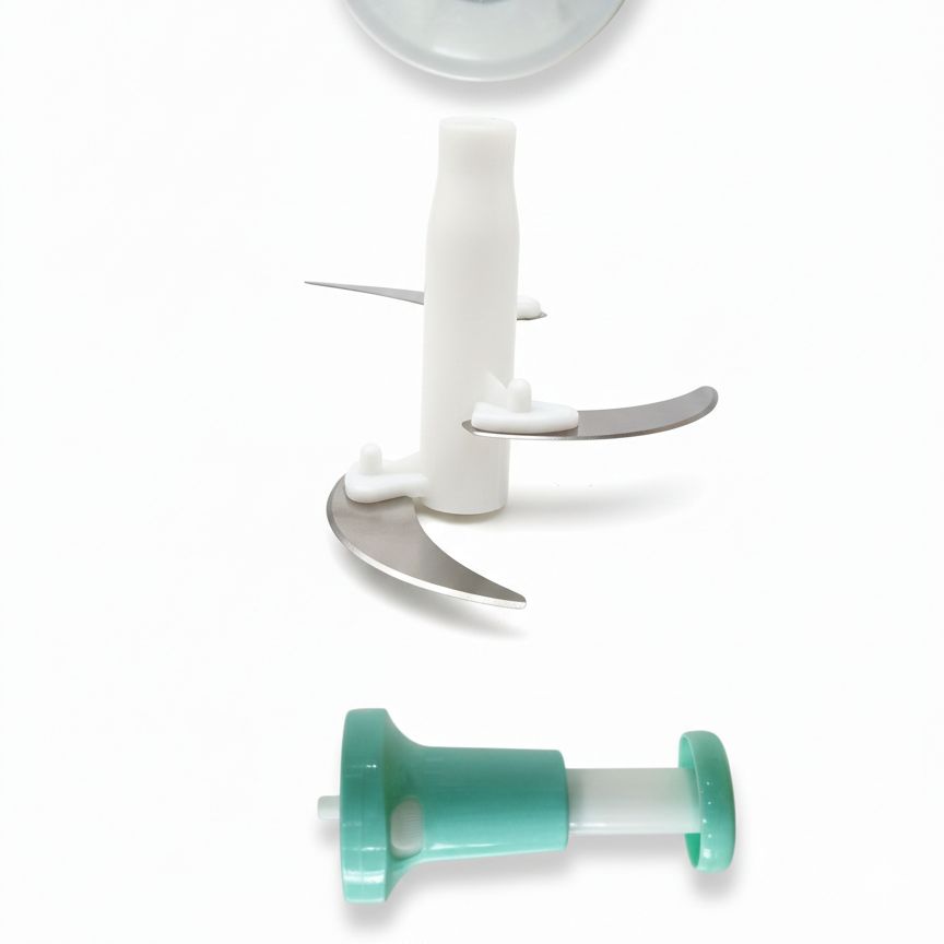 HandCare 2000ML Handpush Chopper – Manual Food & Vegetable Dicer, Onion & Potato Cutter